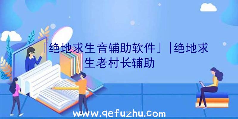 「绝地求生音辅助软件」|绝地求生老村长辅助
